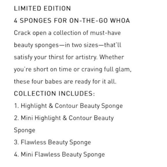 NEW Limited Edition Coca-Cola X Morphe The Quench Pack 4pc Sponges - Black & Red - Picture 8 of 8